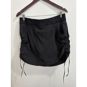 Columbia Women's Anytime‎ Skirt Skort Large Black Stretch Pockets Athleisure